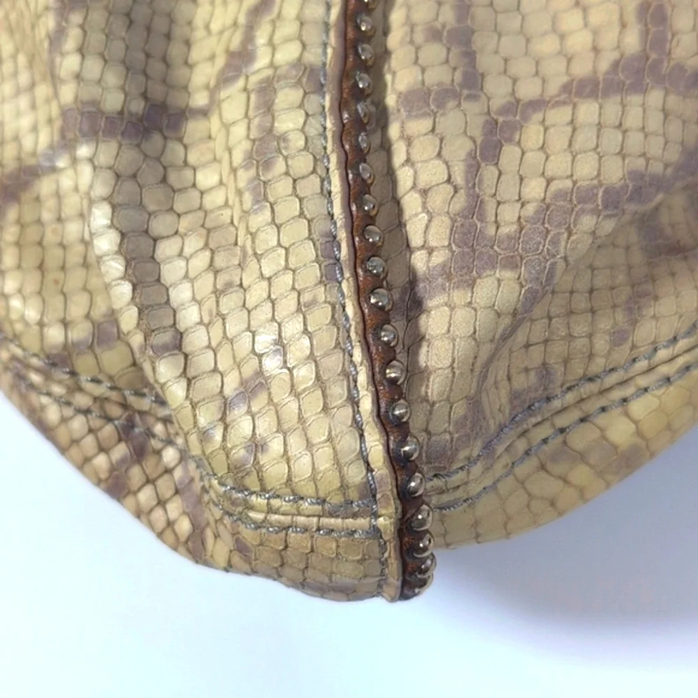 Henri Bendel Snake Skin Hobo Bag